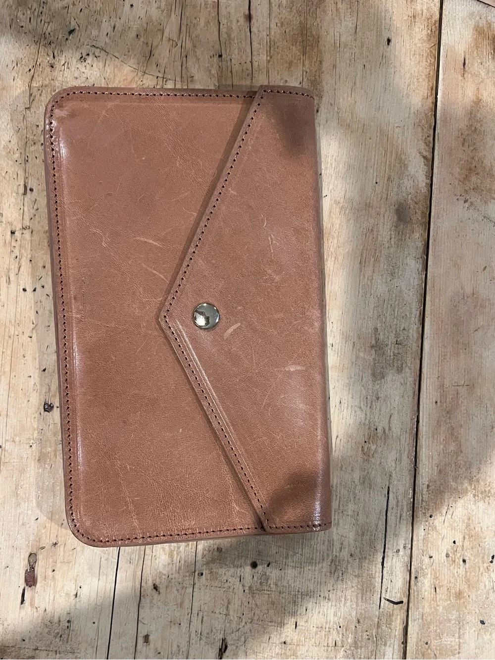 LL Bean Signature Envelope Wallet Clutch